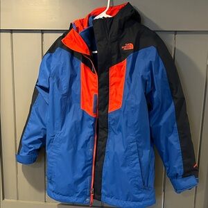 The North Face Kids Black and Blue tri climate Jacket